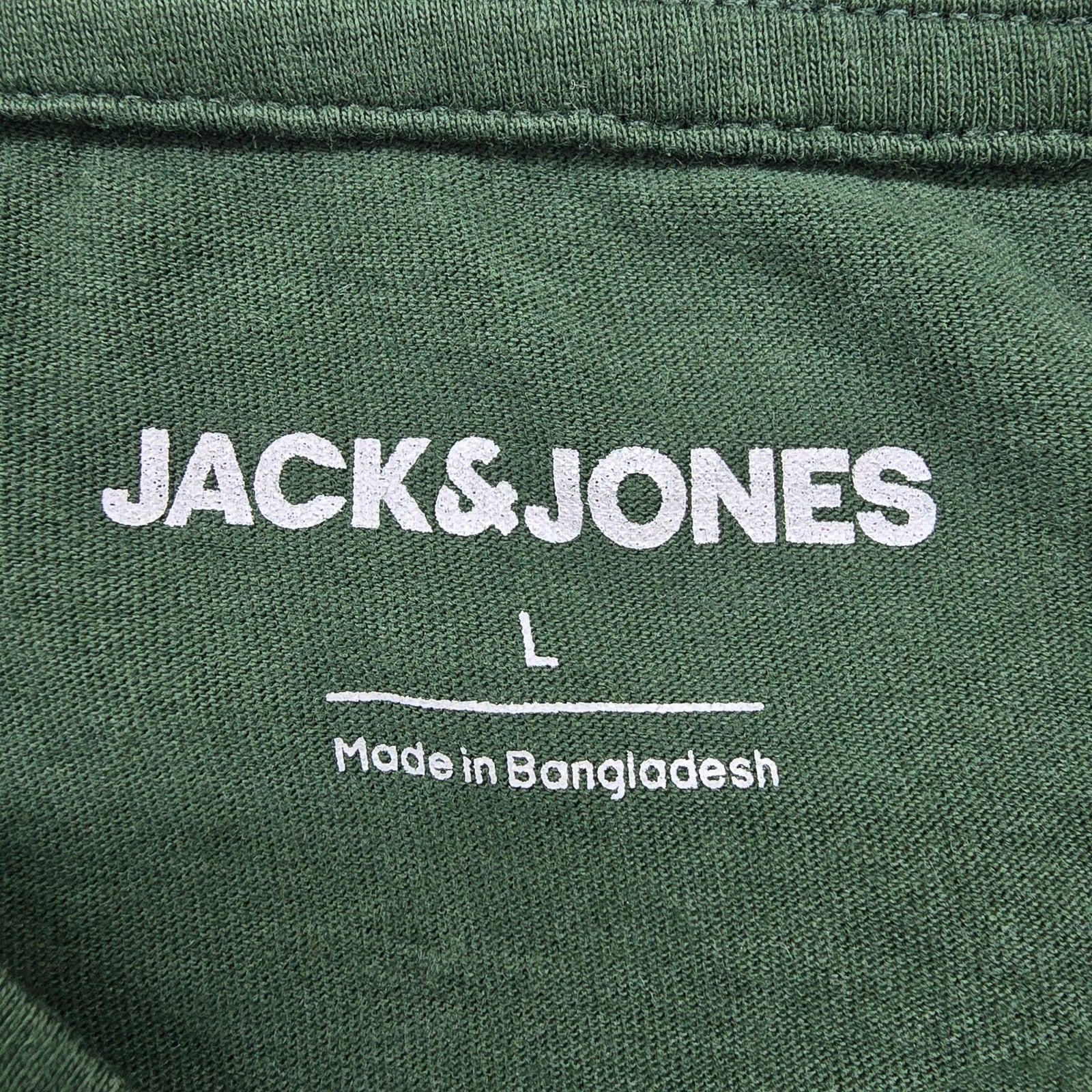 Jack & Jones Men Green T-Shirt size L product image 3
