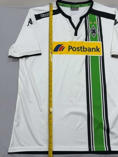 Kappa Borussia Mönchengladbach White Striped Football Shirt XXL Unisex