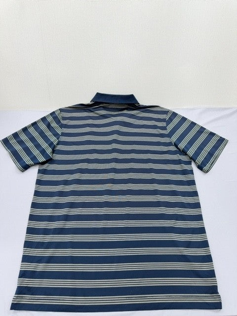 Nike Men's Navy Polo Shirt – Size XL, Striped