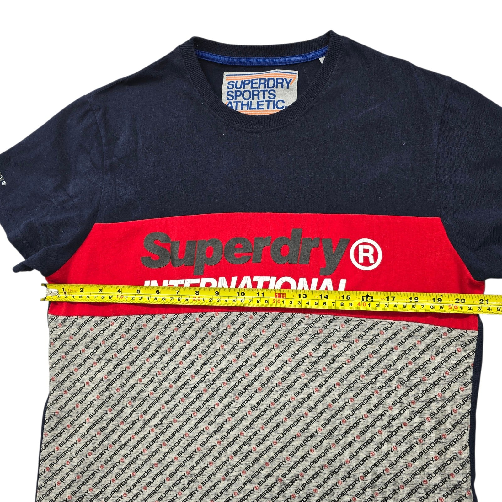 Superdry Women Navy T-Shirt size 2XL product image 7