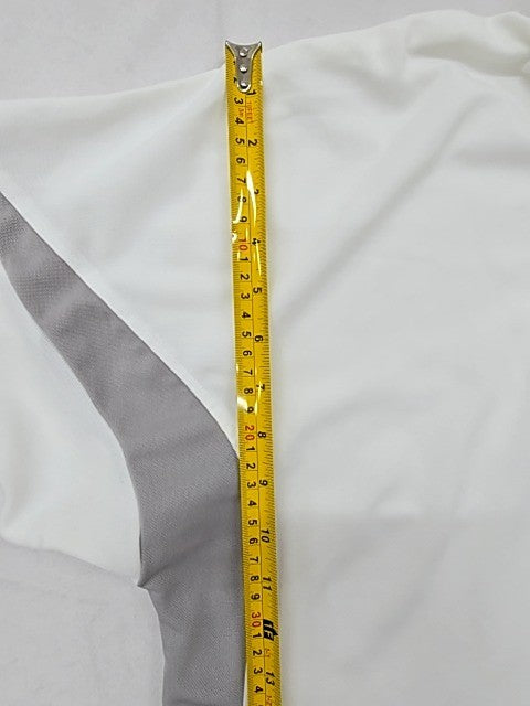 Adidas Men's White XL Short Sleeve Polo Shirt Button Closure