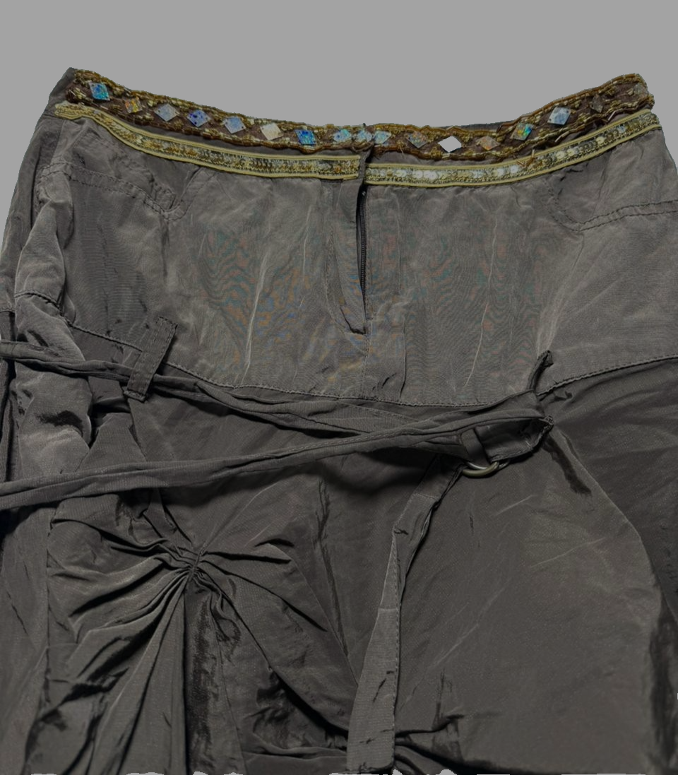 Urban Renewal One-Of-A-Kind Brown Midi Skirt