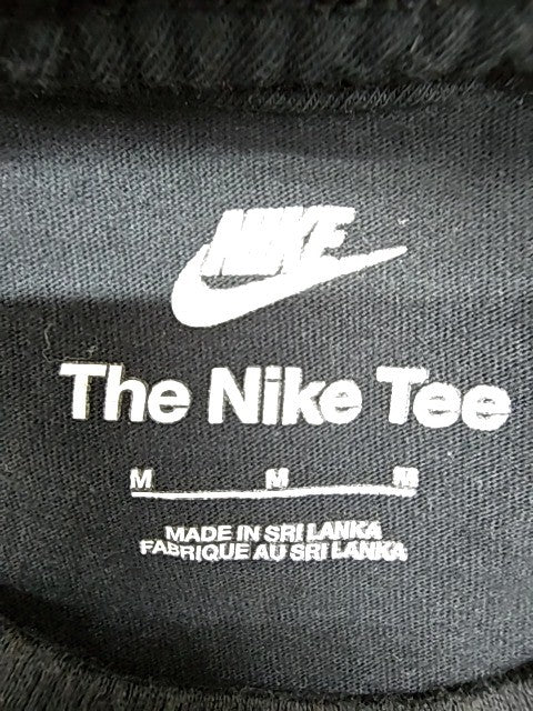 Nike Men's Black M Short Sleeve Swoosh Tee Cotton/Poly 2021
