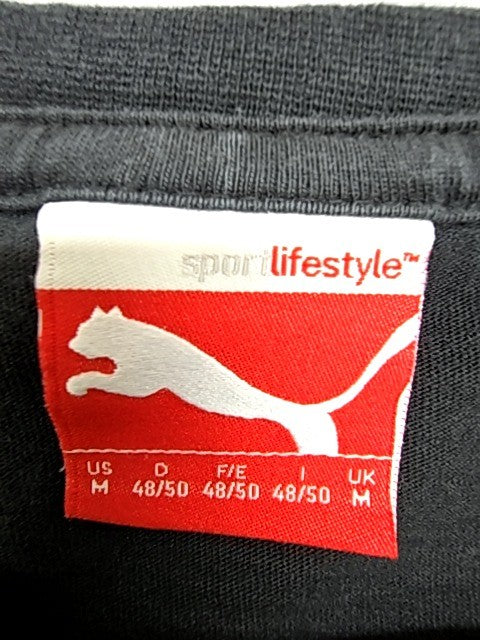 Puma Men's Black Short Sleeve T-Shirt Size M Crewneck Sportlifestyle