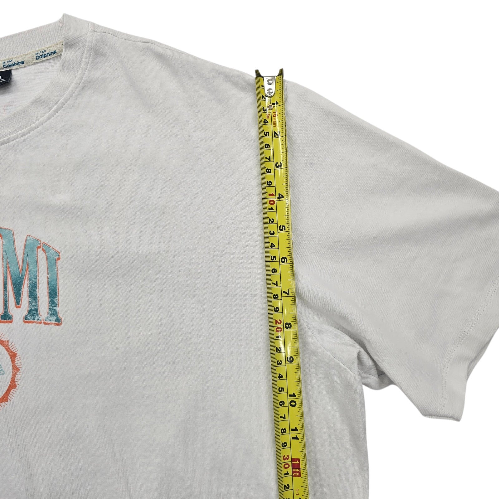 Dolphins Men White T-Shirt size XL product image 6