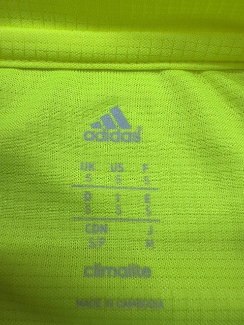 Adidas Men's Green Climalite V-Neck Jersey Size M