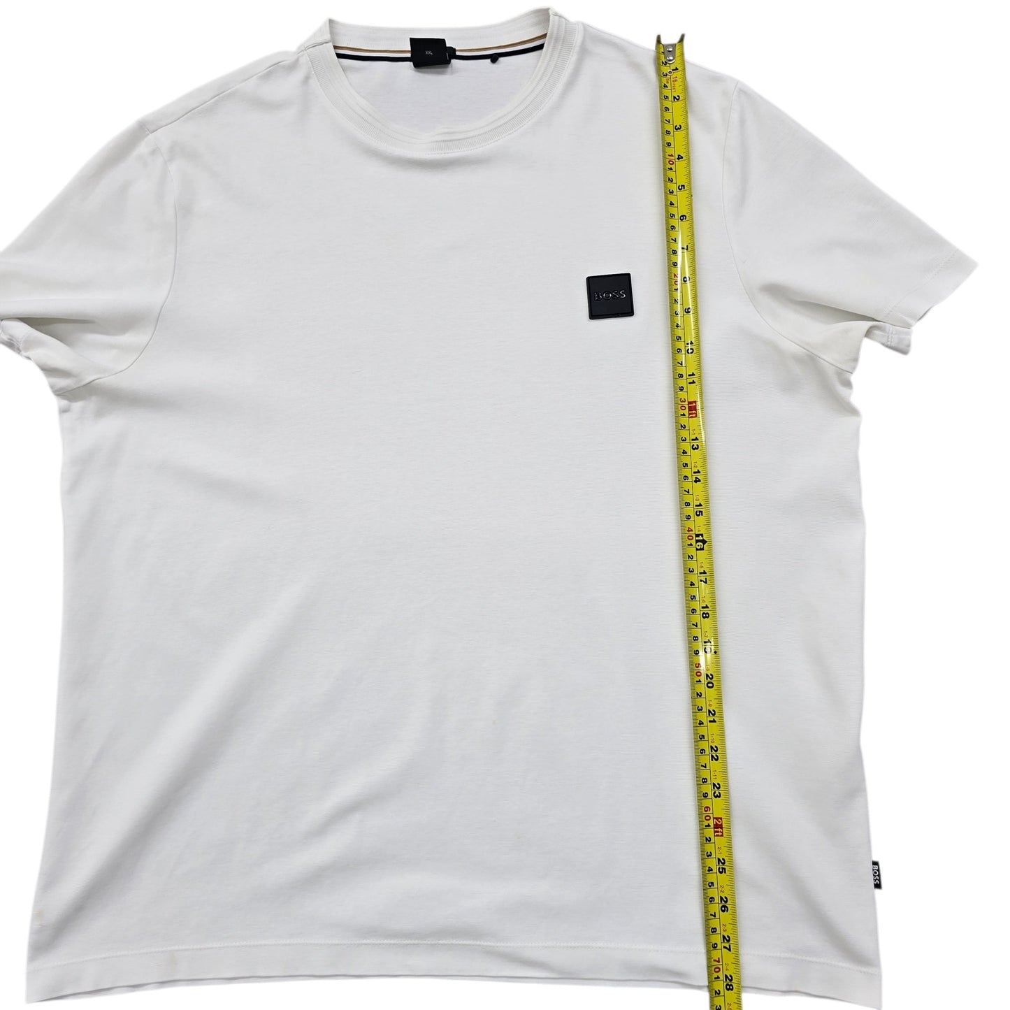 Hugo Boss Men White T-Shirt size XXL product image 8