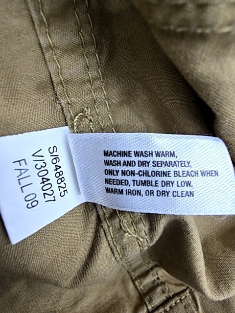 Gap Men's Khaki Canvas Utility Cargo Jacket Size S