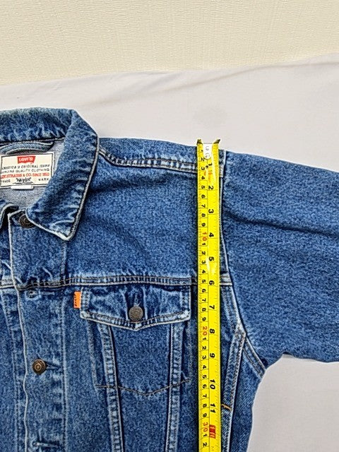 Levi's Boys Medium Wash Denim Trucker Jacket Size M