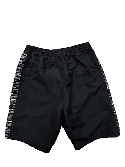 Kappa Men's Black Striped Swim Shorts Size M Nylon