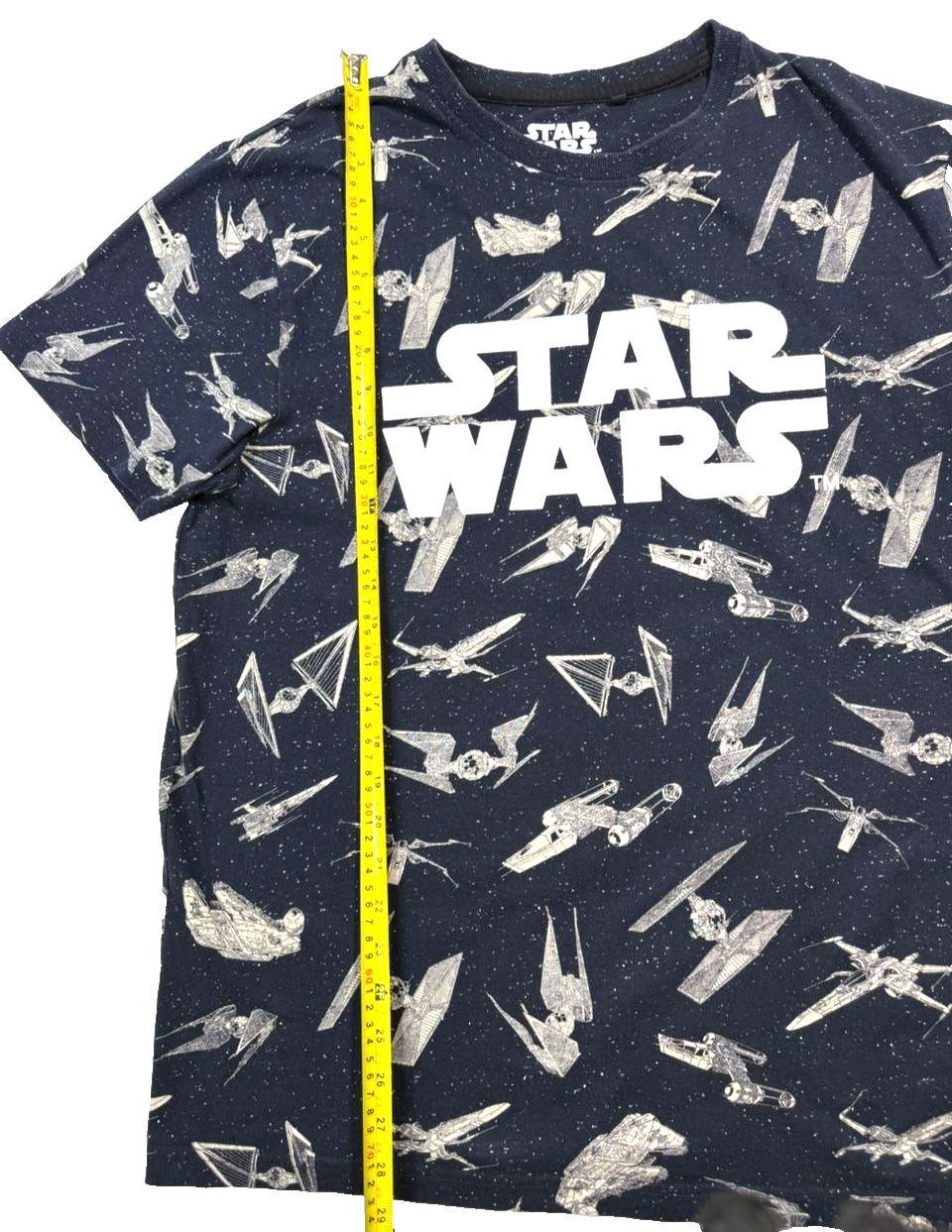 Star Wars Print T-Shirt Featuring A Graphic Tee - Size L