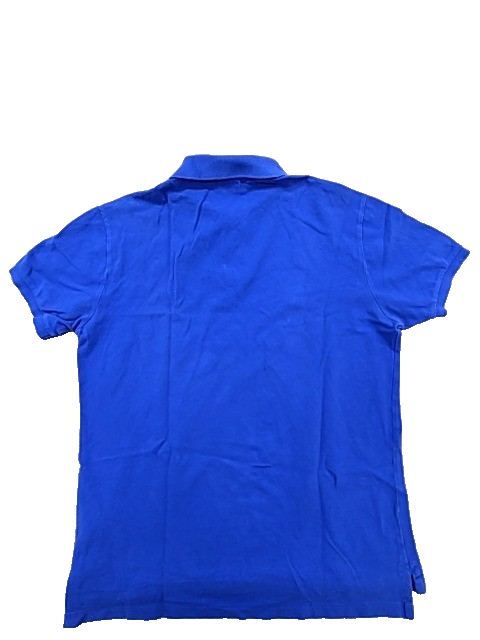 Polo Ralph Lauren Blue Slim Fit L Short Sleeve Cotton Polo Pony Logo
