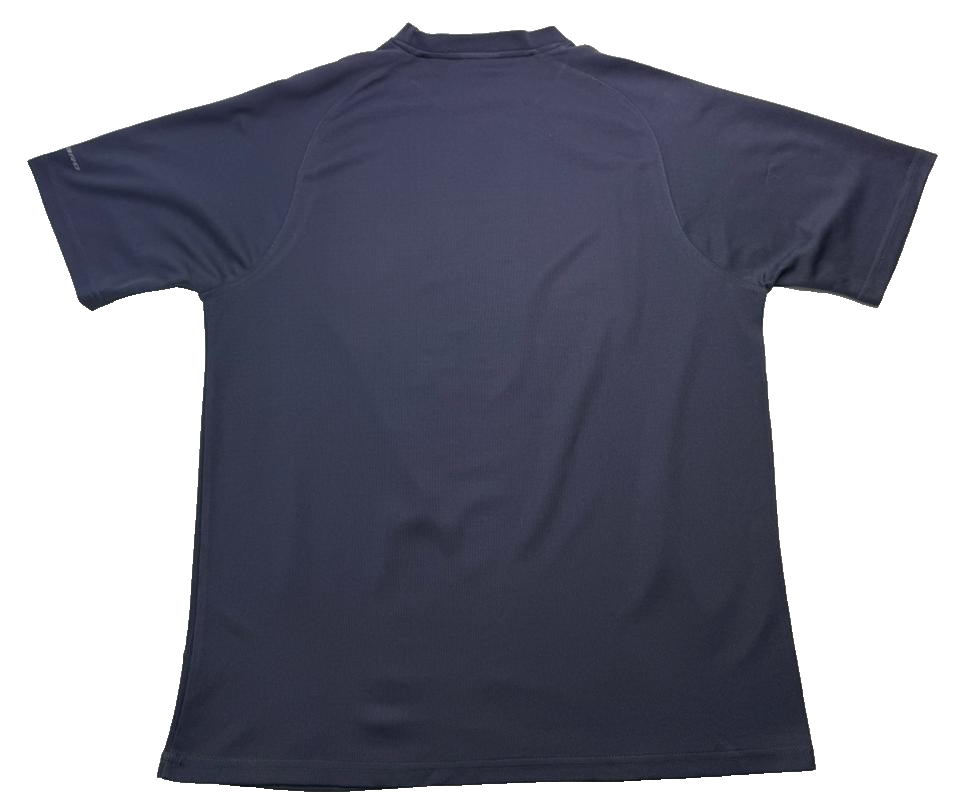 Umbro Men'S Poly Gym T-Shirt In Blue - Size Xl