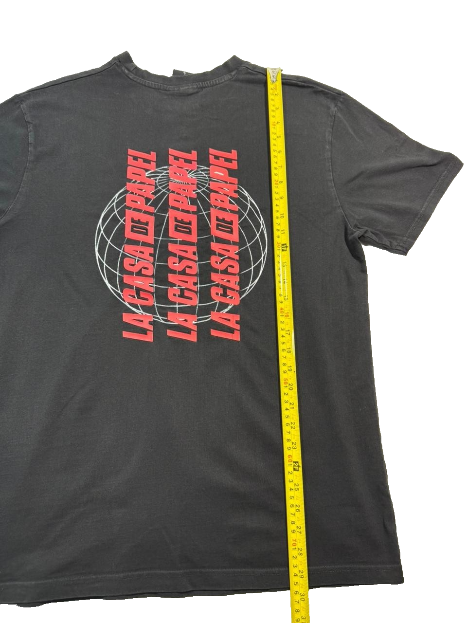 Snipes Men's Black Money Heist Graphic T-Shirt Short Sleeve Size L