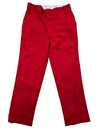 Dickies Men's Red Pants – Size S, Skinny Fit