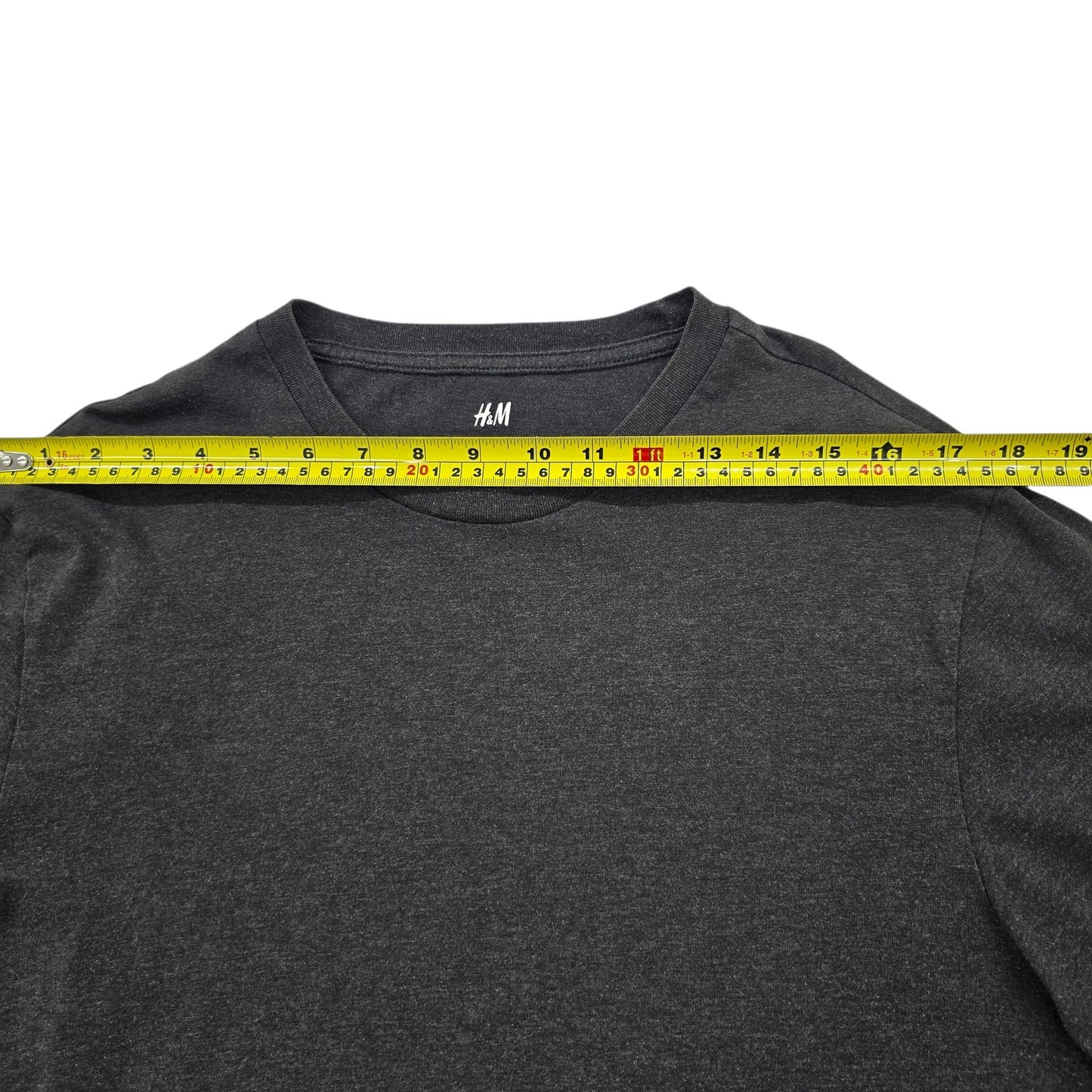 H&M Men Gray T-Shirt size L product image 5
