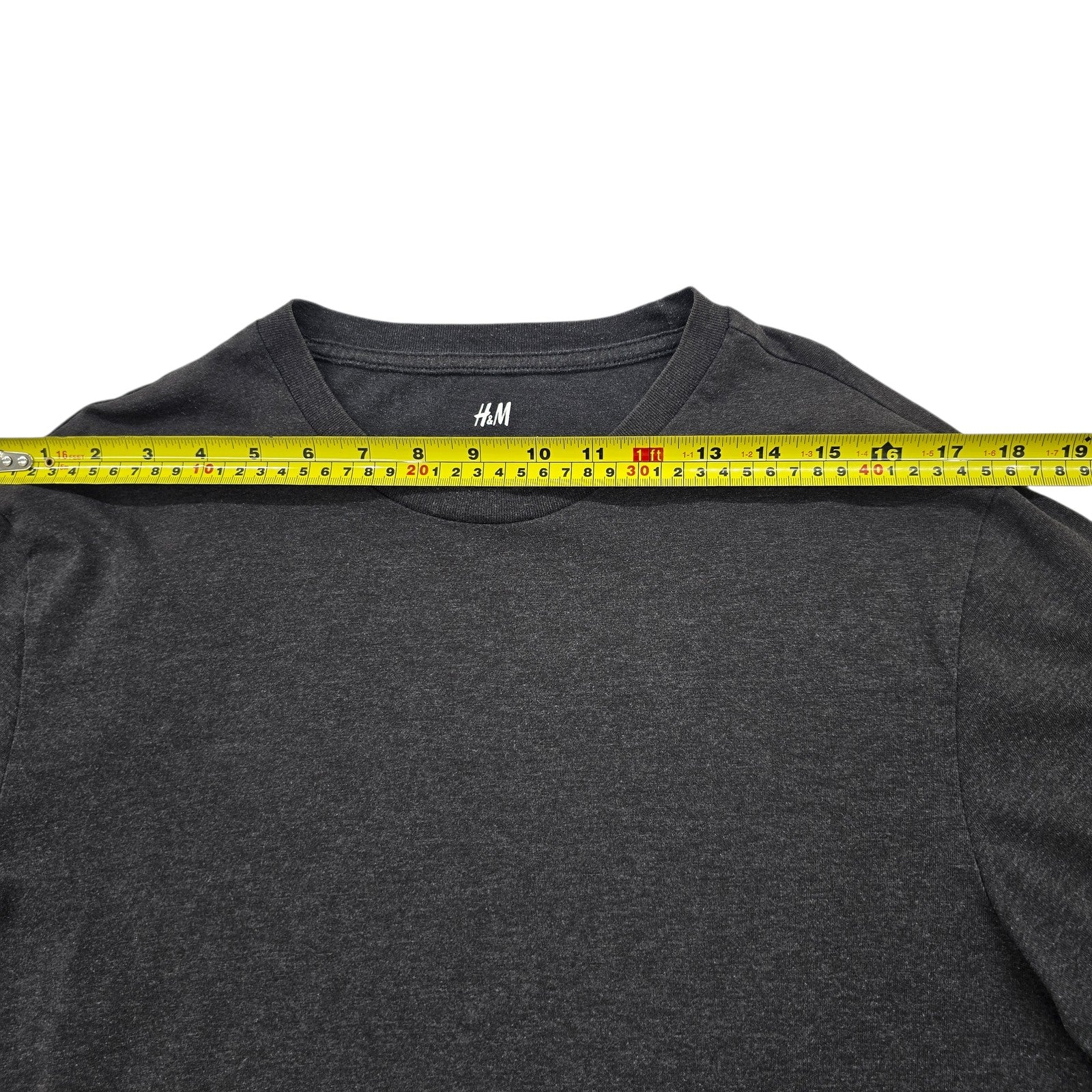 H&M Men Gray T-Shirt size L product image 5