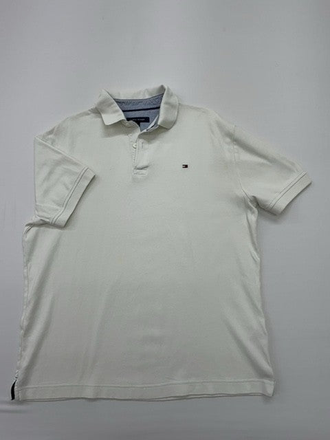 Tommy Hilfiger Men White Polo Shirt size M product image 1