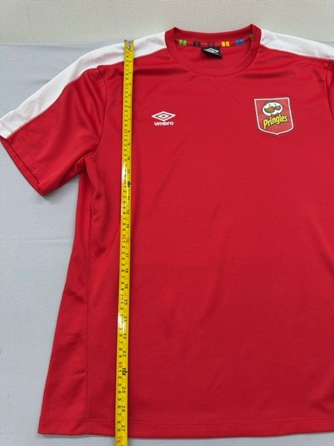 Umbro Unisex Red Soccer Jersey Short Sleeve Size L