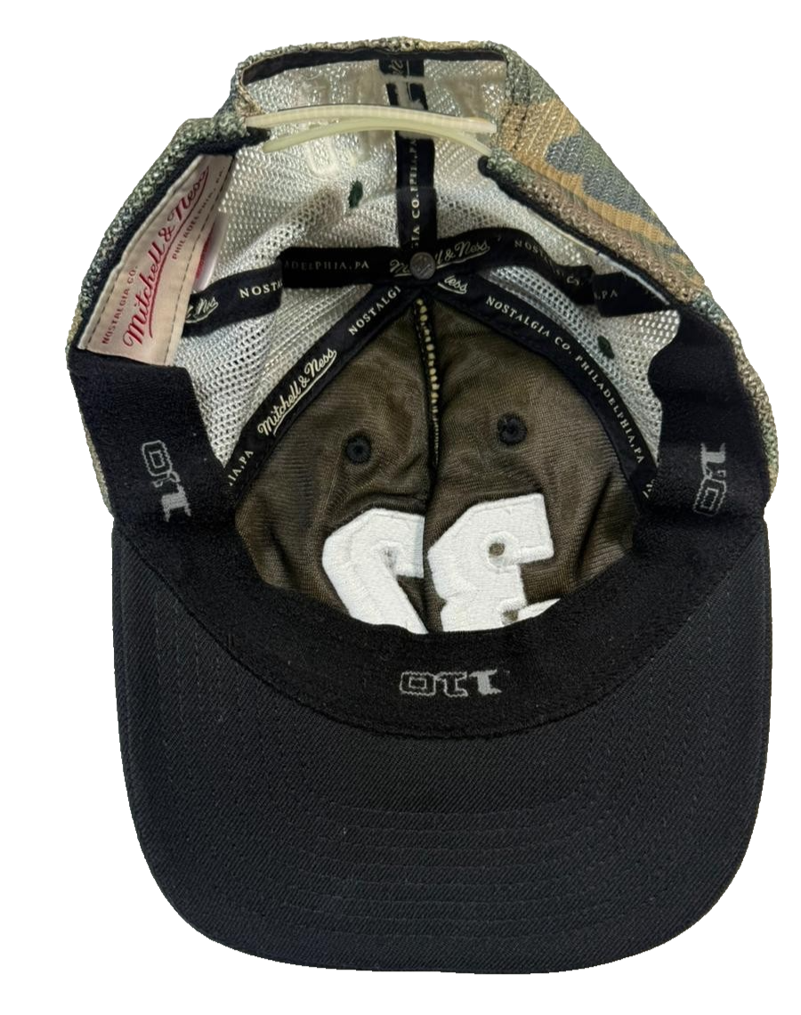 Unisex O'Neal Mitchell & Ness Camo Mesh Trucker Hat Embroidered Adjustable