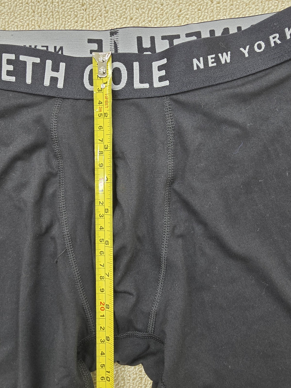 Kenneth Cole NY Men's Boxer Briefs Dark Grey Classic Fit Elastic Waist