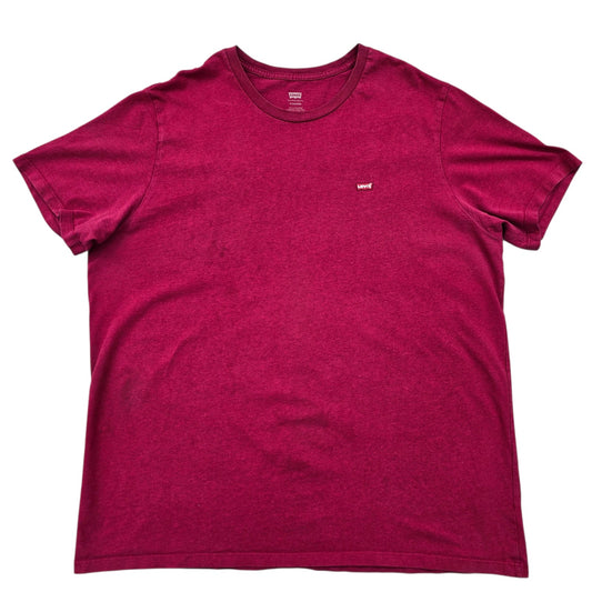 Levi's Men's Maroon Crew Neck T-Shirt Size XL