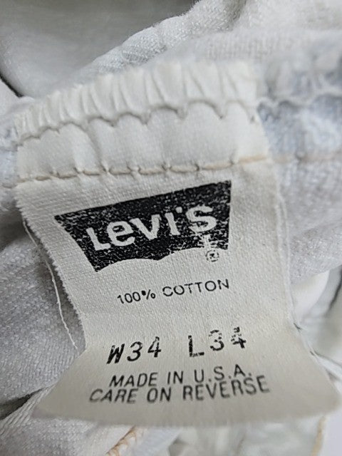 Levi's Boys Light Blue Elastic Waist Jeans L3 W3 34 Inseam 5-Pocket
