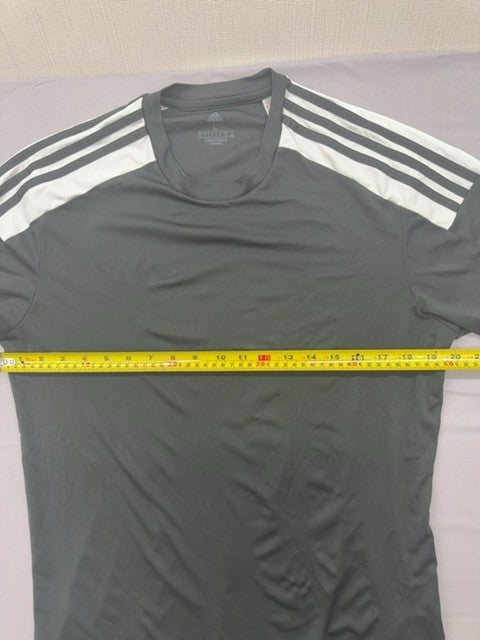 Adidas Men's Black Stripe Primegreen L Short Sleeve T-Shirt