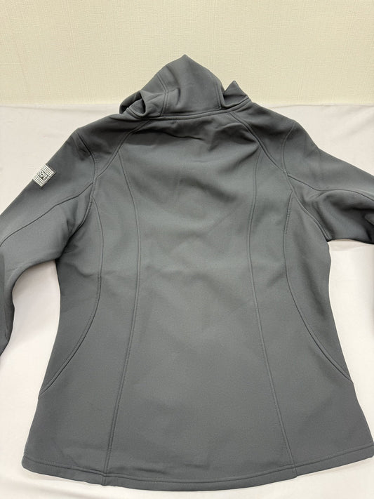 Bebe Women's Gray Jacket – Size L, Hooded