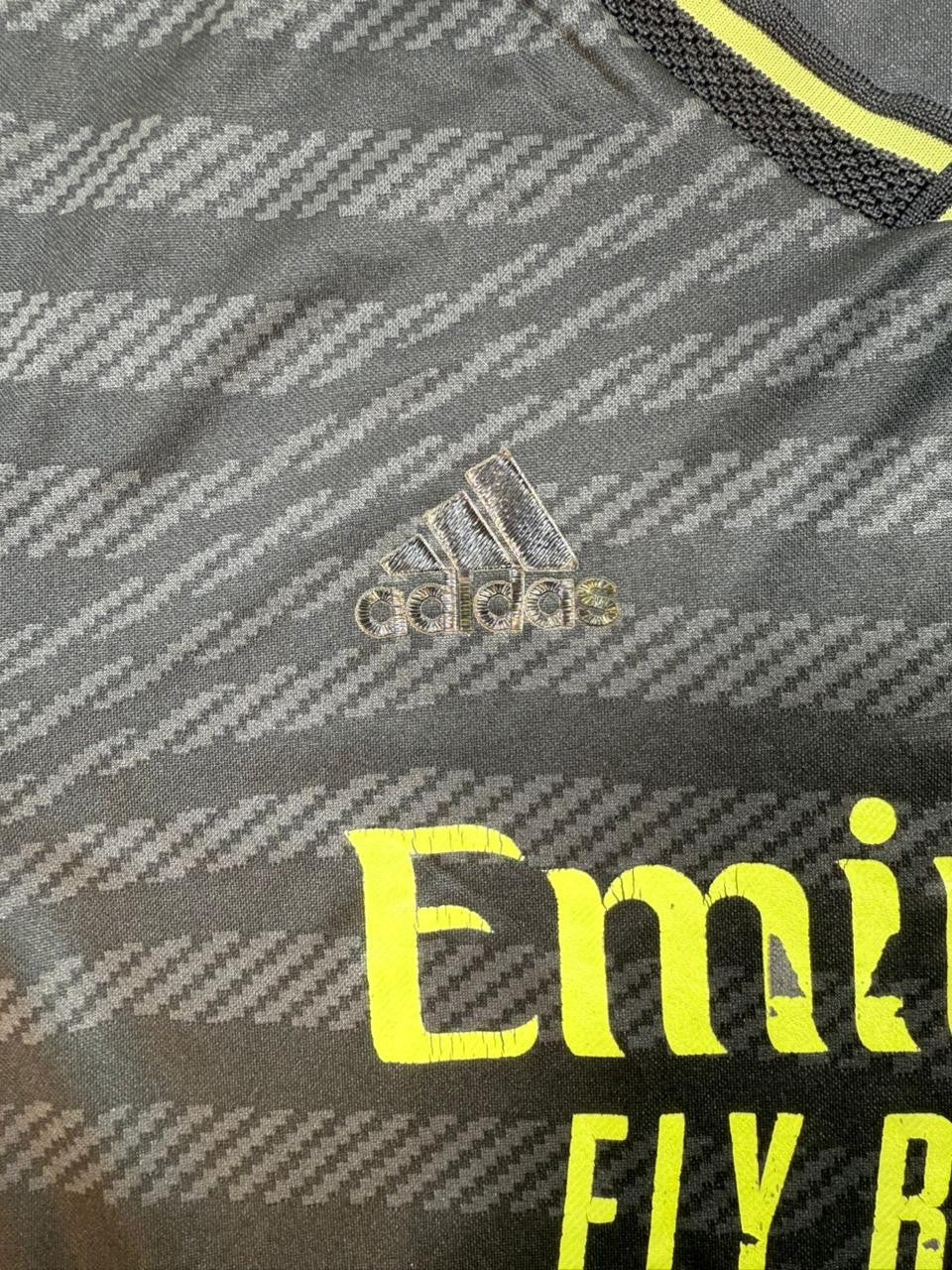 Adidas Real Madrid 2022/23 Third Jersey Black Green Men's Size M