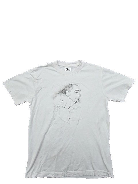 MALFINI Unisex White Cotton Crewneck T-Shirt Size M Classic 101