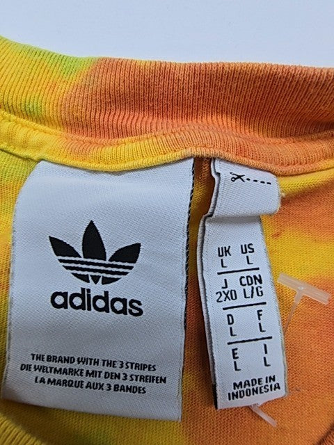 Adidas Unisex Yellow T-Shirt size L product image 3