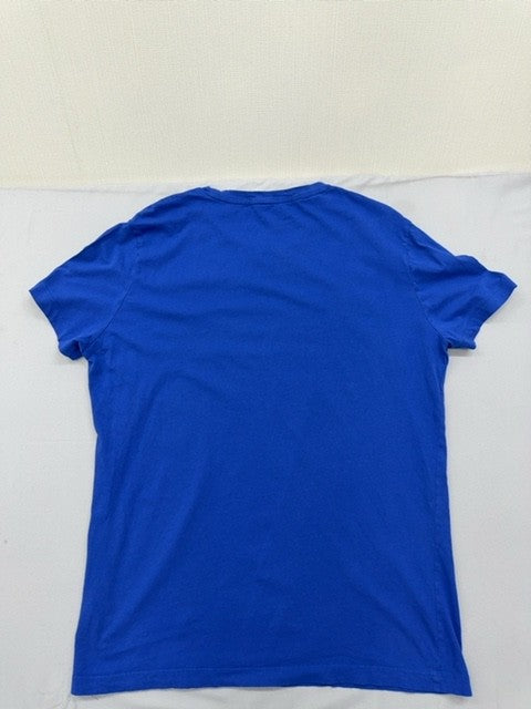 Calvin Klein Jeans Men's Blue T-Shirt – Size XL, Short Sleeve, Crew Neck