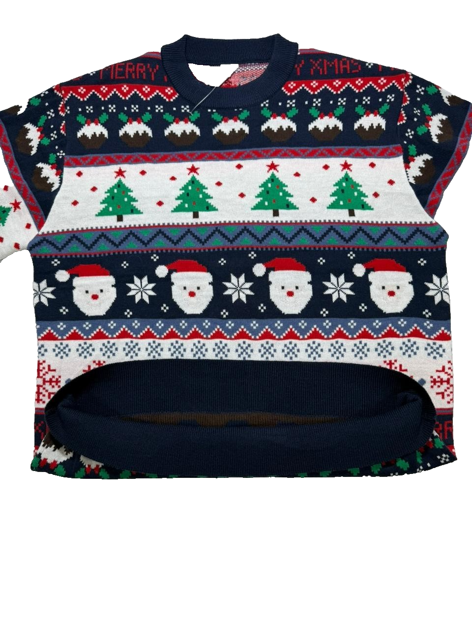 Anko Cold Sweatshirt Merry Xmas Christmas Print Pullover Long Sleeve Size S