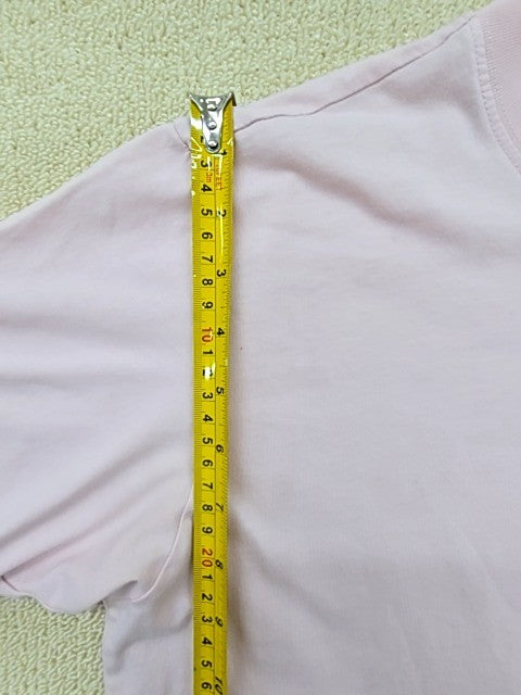 Dickies Pink Short Sleeve T-Shirt X-Small Crewneck Logo