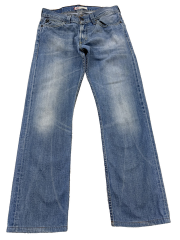 Levi's Men's Light Wash Relaxed Straight 585 Jeans 34x34 100% Cotton