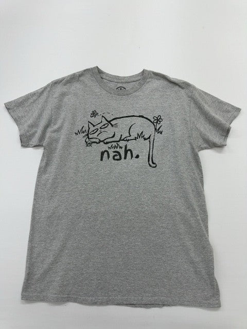 DLF Boys Heather Gray Cartoon Nahui T-Shirt Size M Regular Fit