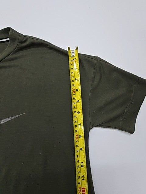 NIKE Unisex Green Air Logo T-Shirt Size S Crew Neck Jersey