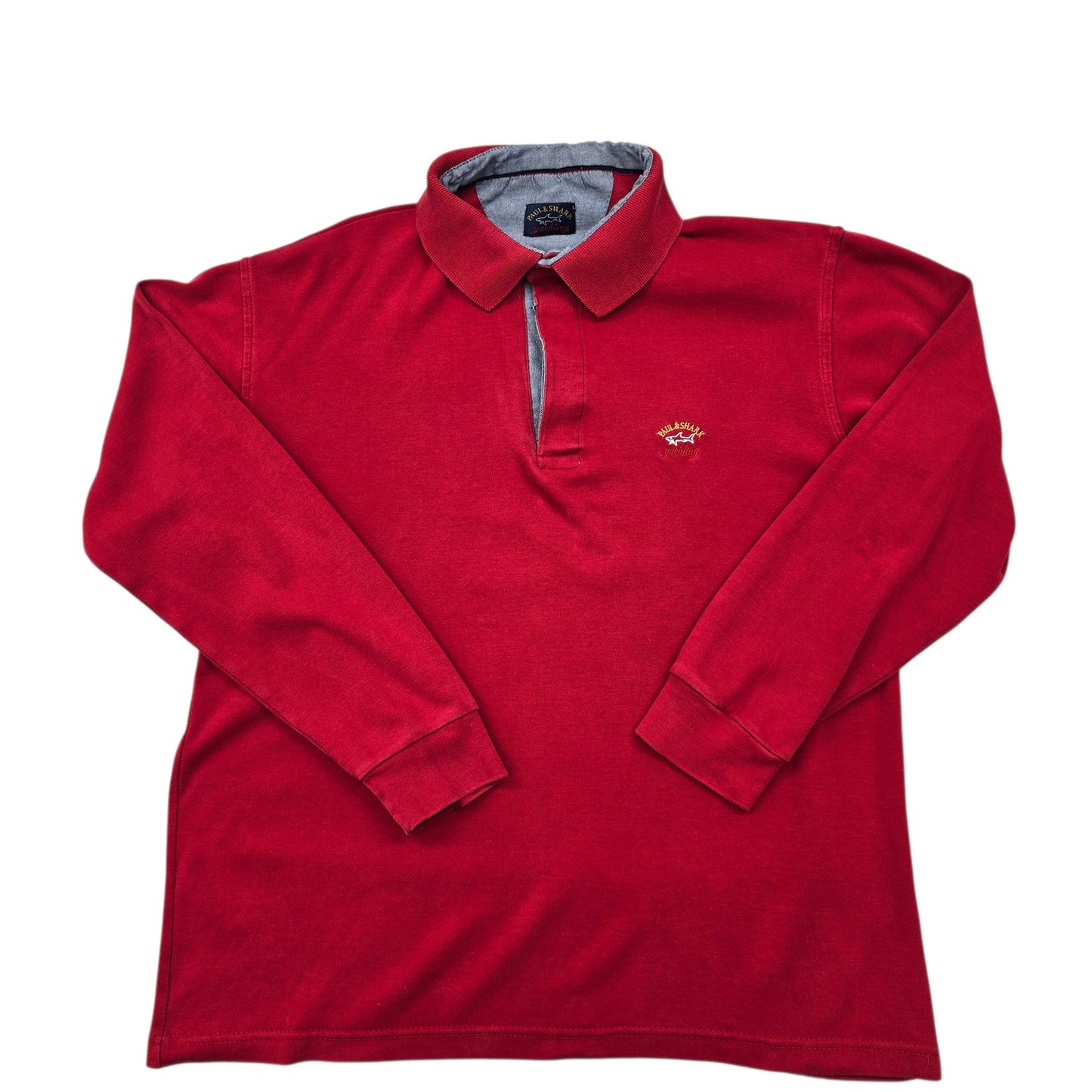Paul & Shark Men Red Rugby Shirt size L product image 1
