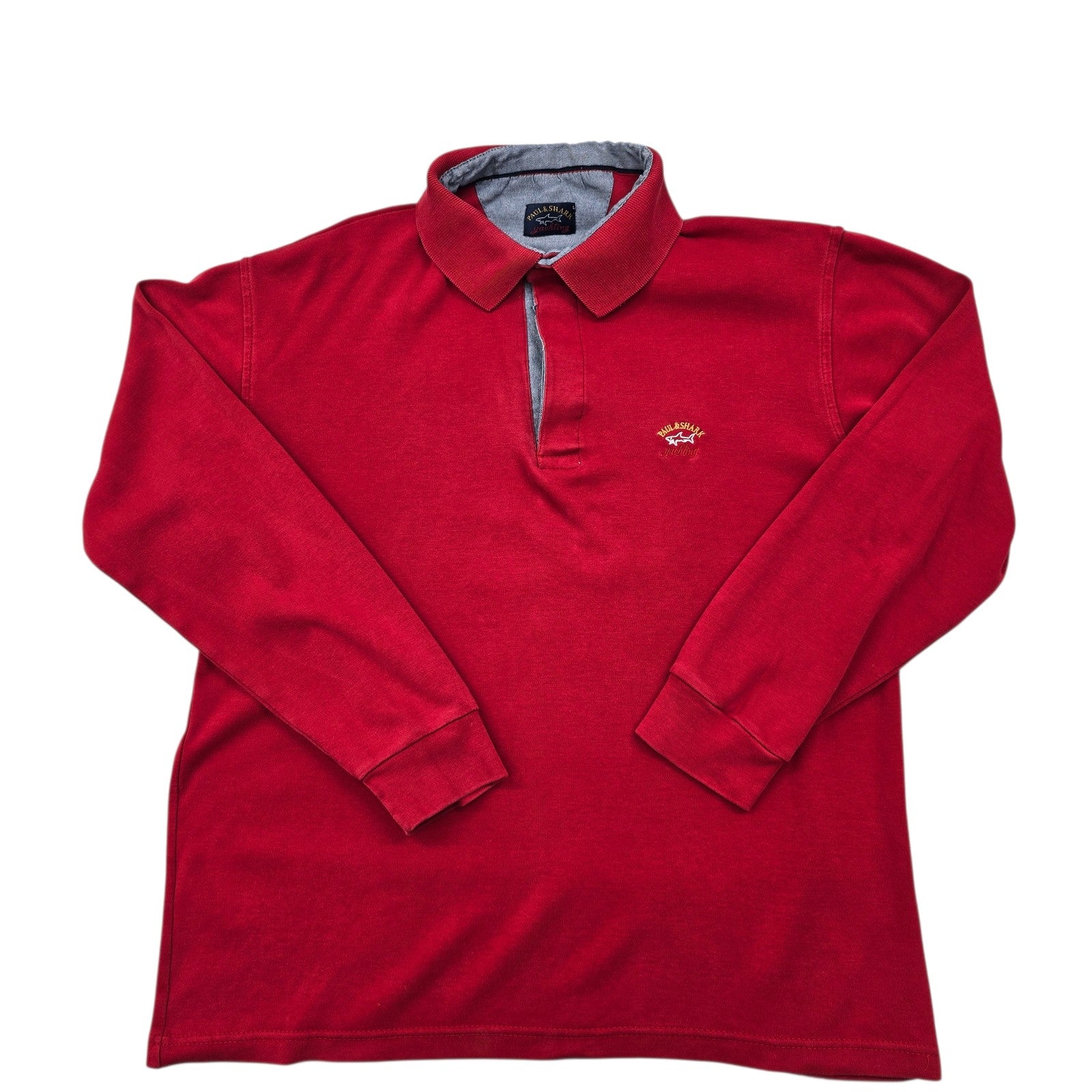 Paul & Shark Men Red Rugby Shirt size L product image 1
