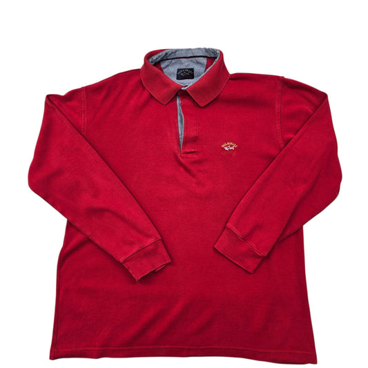 Paul & Shark Men Red Rugby Shirt size L product image 1
