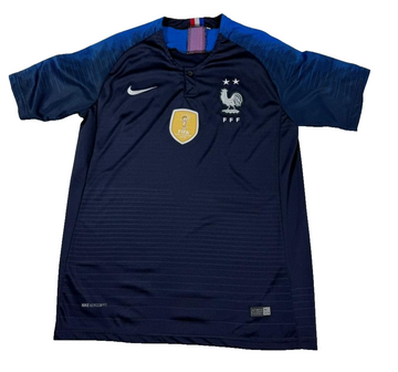 France National Team Home Jersey Nike World Cup 2018 Large Made in Thailand