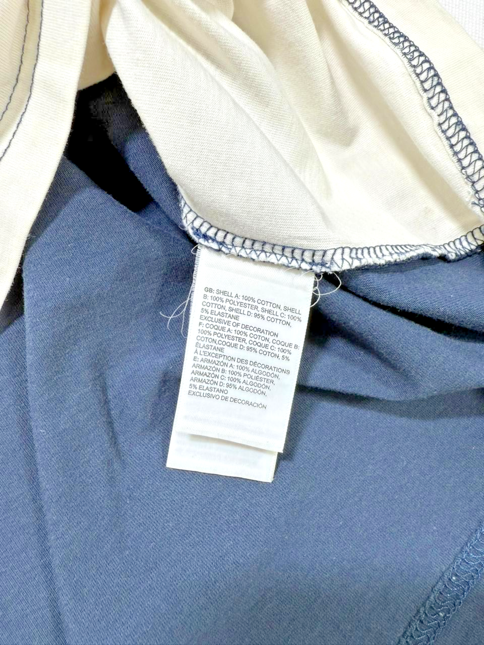 The North Face Men's T-Shirt Woven Colour Block Tnf Crew Neck Cotton Casual Tee