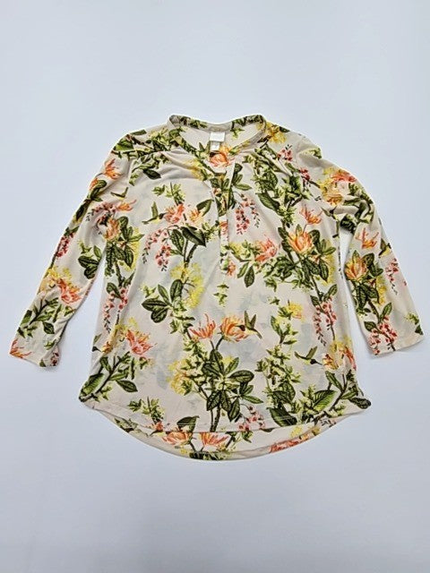 TOPS Girls White Shirt size M product image 1
