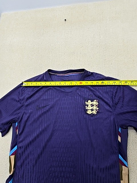 Nike Men's Purple England Football Jersey Short Sleeve Dri-FIT