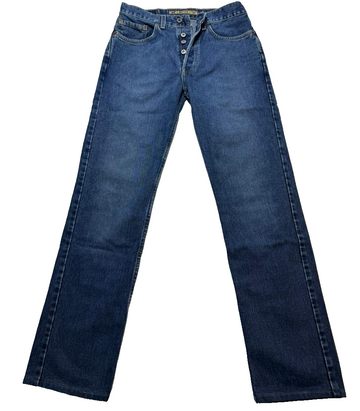 Mustang Officially Licensed Women Straight Logo Jeans Pants Size 31