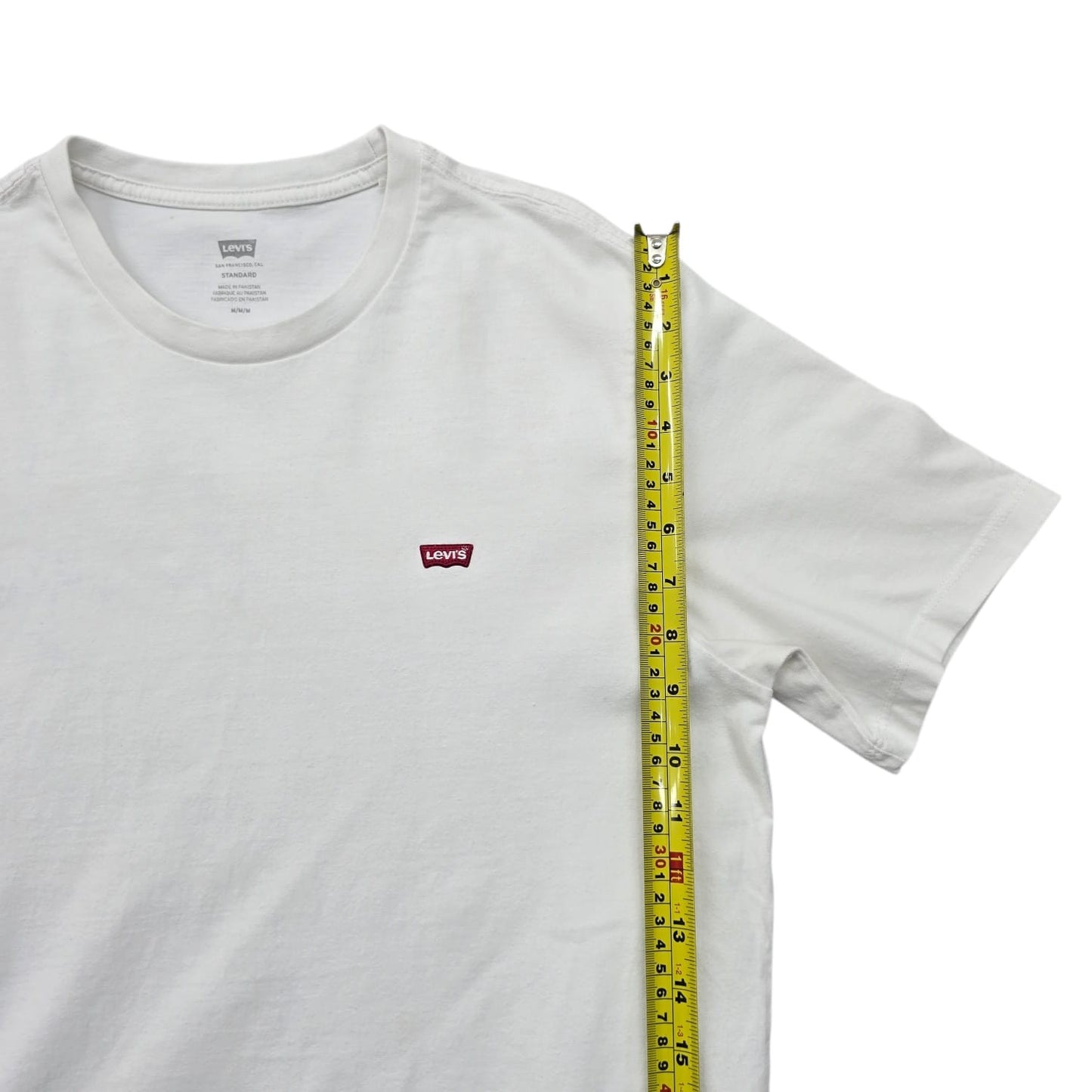 Levi's Men's White Chest Logo T-Shirt Size M