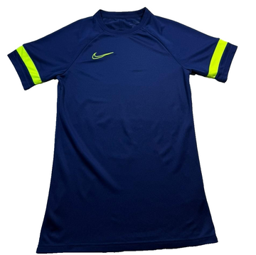 Nike Men'S Navy Blue Dri-Fit Short Sleeve Soccer Jersey T-Shirt  Size S