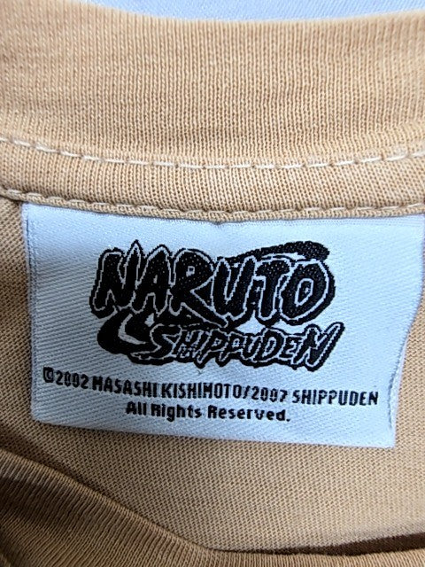 FB Sister Naruto Uzumaki Beige S Unisex T-Shirt Vintage 2002 Cotton