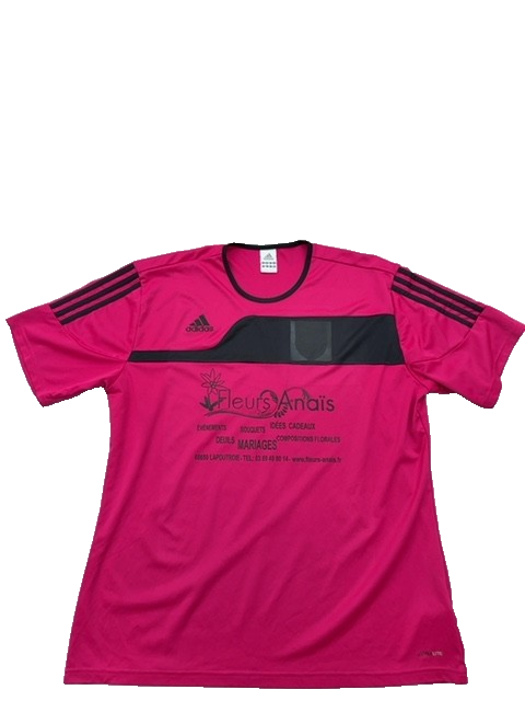 Adidas Pink Jersey XL Short Sleeve Crewneck Unisex